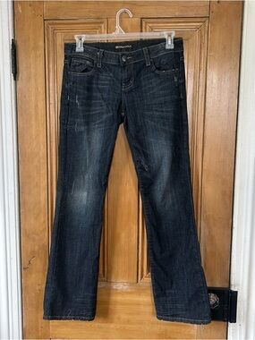 Underground Soul Jeans Boot Cut Stretch Denim Women’s size 11 dark Indigo